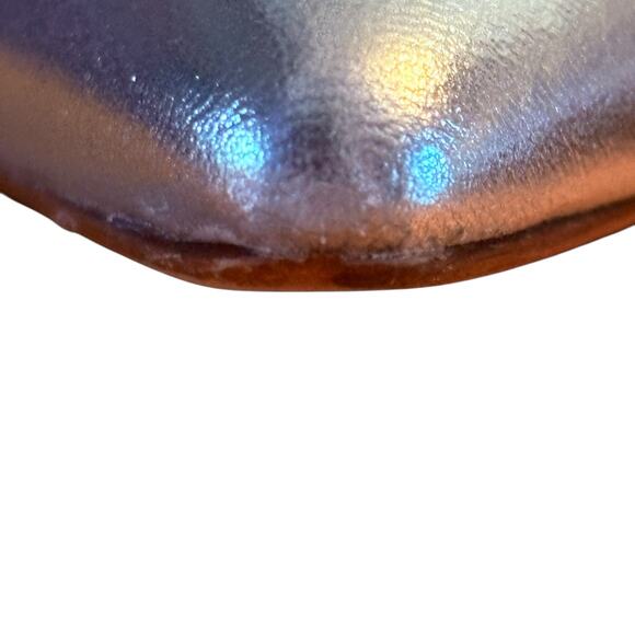 Stuart Weitzman Metallic Silver Pointed Toe Kitten Heel Pumps Designer Shoes 8.5 - Picture 6 of 12